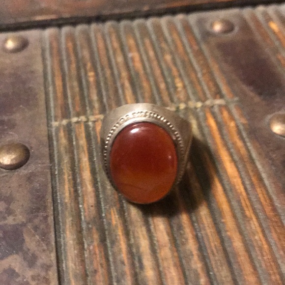Ruby sterling silver ring - Picture 2 of 3